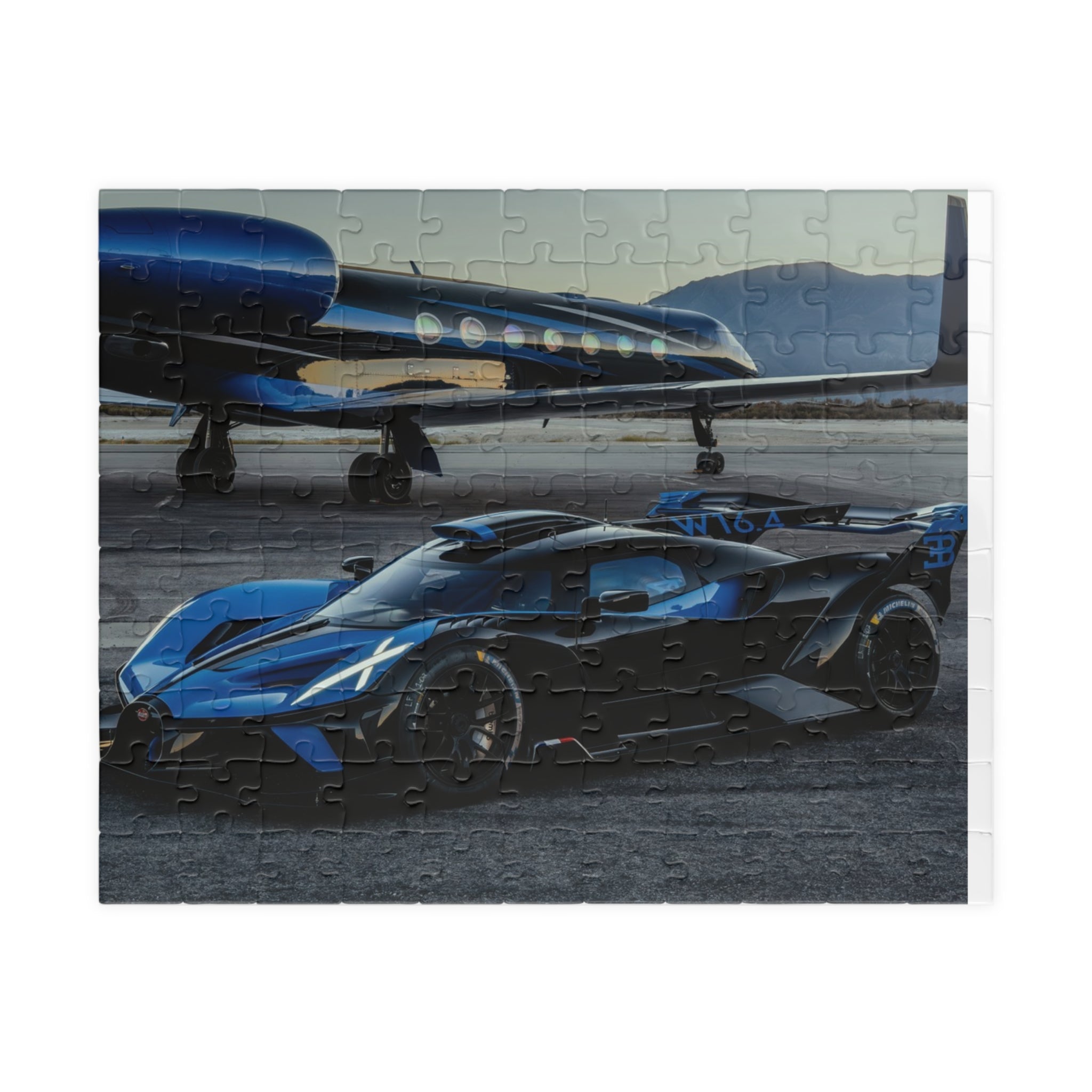 Luxury Supercar & Private Jet Jigsaw Puzzle — 110/252/520/1014-Piece Gift