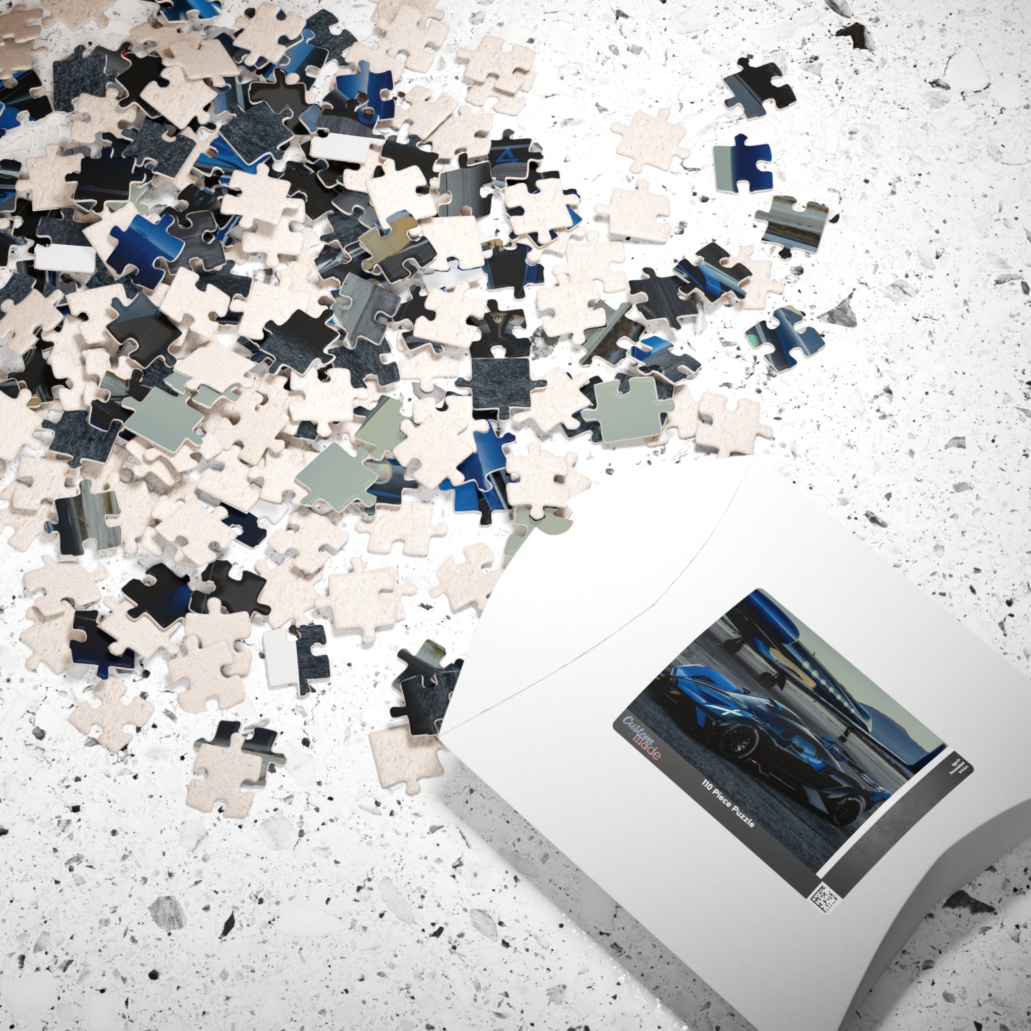 Luxury Supercar & Private Jet Jigsaw Puzzle — 110/252/520/1014-Piece Gift