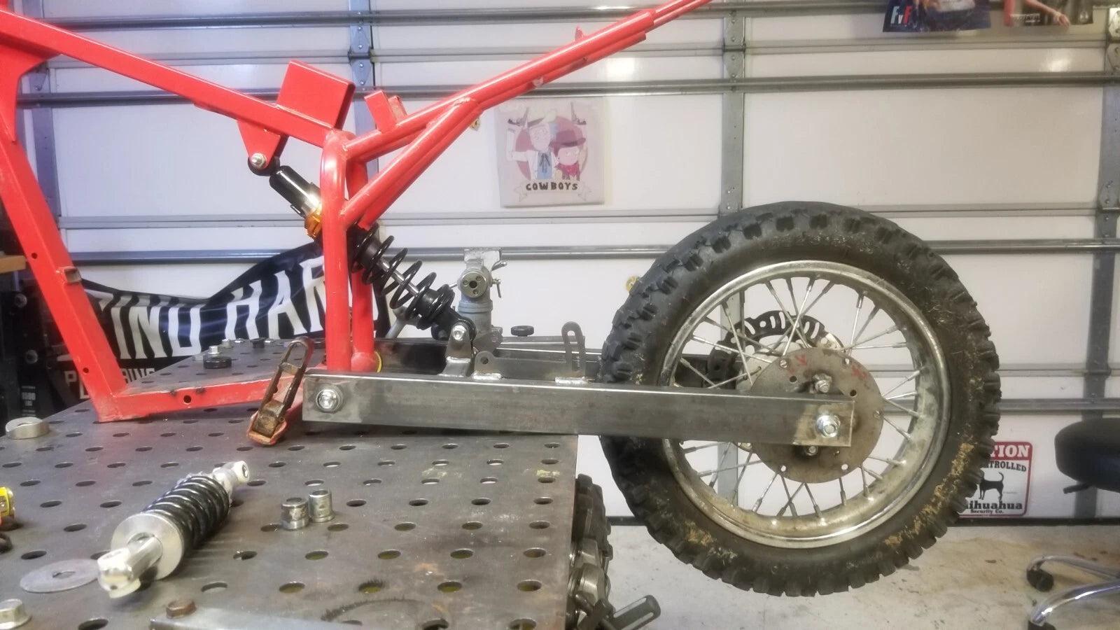 4" Stretched RAZOR Mx500 Mx650 Sx500 SWINGARMS